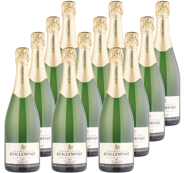 Champagne Guilleminot case bottle