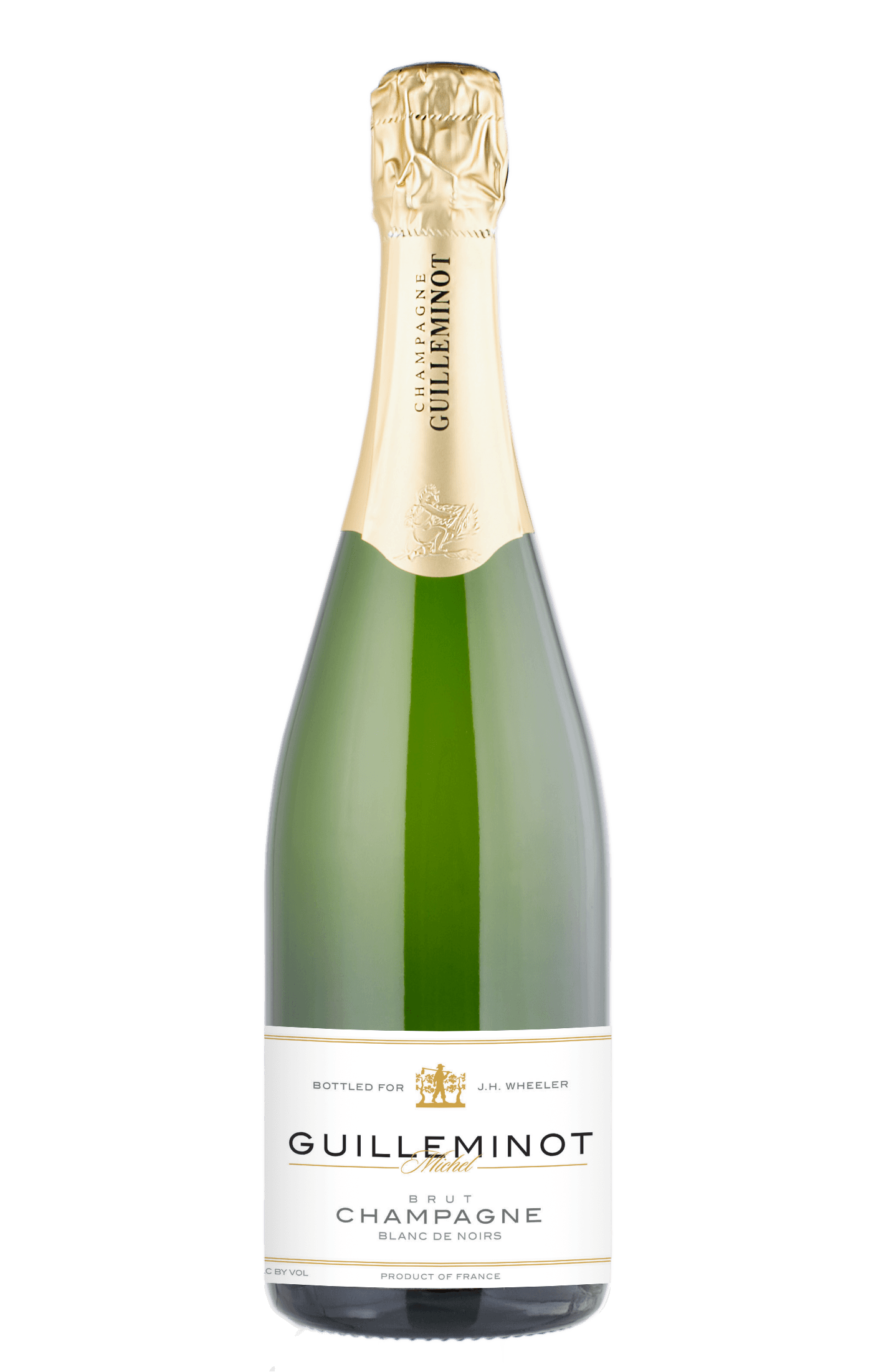 JH Wheeler Cuvée, Champagne bottle