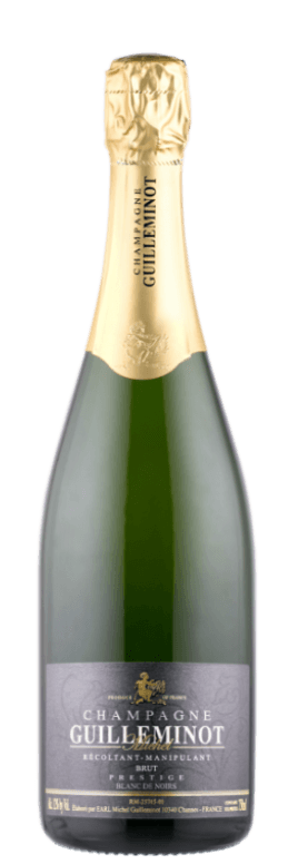 'Blanc de Noirs' Prestige, Champagne bottle